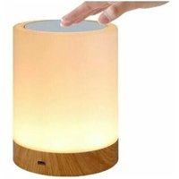 LED-Nachtlicht, Nachttisch-Touch-Lampe mit Touch-Steuerung und wiederaufladbarem USB-Anschluss und 13 RGB-Farbwechsel mit dimmbarer Tischlampe für LED-Nachtlicht, Nachttisch-Touch-Lampe mit Touch-Steuerung und wiederaufladbarem USB-Anschluss und 13 RGB-Farbwechsel mit dimmbarer Tischlampe für von ALOVEZ