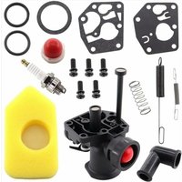 Luftfilter 698369, Reglerfeder 691859 692211 und Membran 795083 495770, Vergaser-Kit für Briggs & Stratton 499809 498809A 494406 Rasenmäher von ALOVEZ
