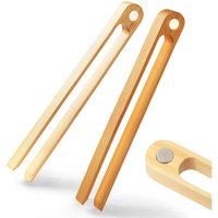 Magnetische Toasterzange aus Bambus: 22 cm lange Brotzange aus Holz für die Küche Modernes, umweltfreundliches und platzsparendes Küchenzubehör für von ALOVEZ