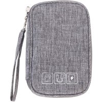 Alovez - Tasche für elektronisches Zubehör, Aufbewahrungsbox für digitale Geräte, Organizer-Tasche aus grauem Nylon für Reiseausrüstung Alovez - Tasche für elektronisches Zubehör, Aufbewahrungsbox für digitale Geräte, Organizer-Tasche aus grauem Nylon für Reiseausrüstung von ALOVEZ