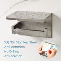 Alovez - Toilettenpapierhalter ohne Bohren, Edelstahl, selbstklebend, für Bad und wc Alovez - Toilettenpapierhalter ohne Bohren, Edelstahl, selbstklebend, für Bad und wc von ALOVEZ