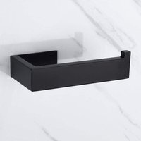 Alovez - Toilettenpapierhalter ohne Bohren – Edelstahl 304 – selbstklebend – Schwarz Alovez - Toilettenpapierhalter ohne Bohren – Edelstahl 304 – selbstklebend – Schwarz von ALOVEZ