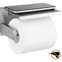 Alovez - Toilettenpapierhalter ohne Bohren mit Ablage, selbstklebender Toilettenpapierhalter aus Edelstahl sus 304 Alovez - Toilettenpapierhalter ohne Bohren mit Ablage, selbstklebender Toilettenpapierhalter aus Edelstahl sus 304 von ALOVEZ