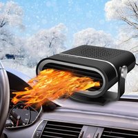 Alovez - Tragbare Autoheizung, 12 v, Auto-Heizlüfter, 120 w, Auto-Windschutzscheibenentfroster, 360°-Drehung, Zigarettenanzünderstecker, tragbare von ALOVEZ