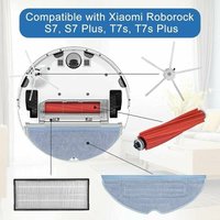 Alovez - Zubehör für Roborock S7 MaxV Ultra / S7 MaxV / S7 Plus / S7 Max / S7 / S7 Pro Ultra Roboter (4 Mopp + 2 Hauptbürsten + 4 Seitenbürsten + 4 von ALOVEZ