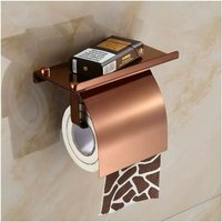 Alovez - An der Wand montierter Toilettenpapierhalter mit Telefonablage, Toilettenpapierrollenhalter aus Edelstahl 304 mit Alovez - An der Wand montierter Toilettenpapierhalter mit Telefonablage, Toilettenpapierrollenhalter aus Edelstahl 304 mit von ALOVEZ