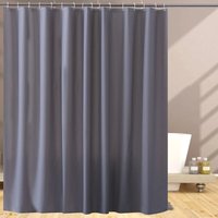 Anti-Schimmel Duschvorhang Grau 240 x 200 cm EVA Wasserdicht Waschbar Badvorhang mit 16 Haken Antibakteriell Badezimmervorhang für Badewanne PVC-Frei von ALOVEZ