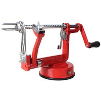 Apfelschäler – (3 zusätzliche Klingen) Apfelschneider, Kerngehäuseentferner und Schäler, Klingen aus Edelstahl, rutschfeste Saugbasis, Gemüse-, Obst von ALOVEZ