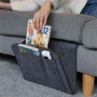 Aufbewahrungstasche fürs Bett, Filz-Nachttisch-Organizer mit 7 Taschen für Bettgitter, Couch, Zeitschriftenbücher, Organisationskissen Aufbewahrungstasche fürs Bett, Filz-Nachttisch-Organizer mit 7 Taschen für Bettgitter, Couch, Zeitschriftenbücher, Organisationskissen von ALOVEZ