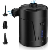 Aufblasbarer Matratzen-Inflator, Elektrischer Luftpumpen-Inflator, Aufblasbare Matratzenpumpe Deflator Winzige Pumpe mit 4000 mAh Akku für Boot, Aufblasbarer Matratzen-Inflator, Elektrischer Luftpumpen-Inflator, Aufblasbare Matratzenpumpe Deflator Winzige Pumpe mit 4000 mAh Akku für Boot, von ALOVEZ