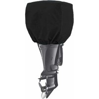 Außenbordmotorabdeckung Bootsmotorabdeckung 210d Oxford-Stoff Schutzhülle Wasserdichte Halbe Außenbordmotorabdeckung für Motoren bis zu 62 x 36 x 49 von ALOVEZ