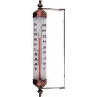 Außenthermometer mit Display in Bronze-Optik – Stilvolles Gartenthermometer für draußen, geeignet für Gewächshaus, Garage, einfach aufzuhängen von ALOVEZ