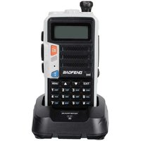 BAOFENG UV S New Plus Walkie Talkie Tri-Band Leistungsstarker CB-Funk-Transceiver 10 W 10 km lange Reichweite Silber 1 Stück BAOFENG UV S New Plus Walkie Talkie Tri-Band Leistungsstarker CB-Funk-Transceiver 10 W 10 km lange Reichweite Silber 1 Stück von ALOVEZ