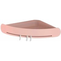 Alovez - Badezimmer Dreieckiges Duschregal Eckbadewannen-Aufbewahrungsregal Rosa von ALOVEZ