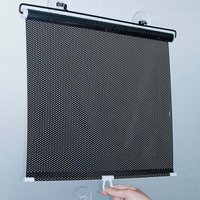 Balkonvorhang mit Saugnapf, Sonnensegel für Autofenster, einziehbarer tragbarer Vorhang, für Schlafzimmer, Kinderzimmer, Büros, Wohnmobile, stanzfrei von ALOVEZ