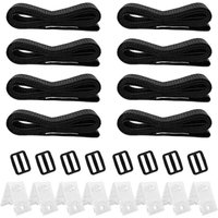 Befestigungssatz für Solar-Poolabdeckungen, Zubehör für Solarabdeckungsrollen, Sonnenschirm-Radsatz, Spanngurte für Poolabdeckungen, für von ALOVEZ