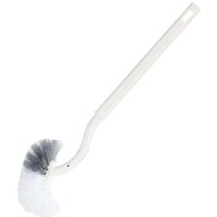 Brosse pour cuvette de toilette, brosse de salle de bain à poignée compacte, épurateur à angle de conception incurvée avec poils solides pour un von ALOVEZ