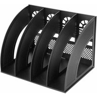 Büro-Aufbewahrungsbox, Ablagemodul, 4 Fächer, DIY-Regal-Organizer, Aufbewahrungsschrank, Polypropylen-Aktenhalter, Sortierer für A4-Papier, Büro-Aufbewahrungsbox, Ablagemodul, 4 Fächer, DIY-Regal-Organizer, Aufbewahrungsschrank, Polypropylen-Aktenhalter, Sortierer für A4-Papier, von ALOVEZ