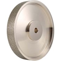 CBN-Schleifscheibe, 6 Zoll Durchmesser x 1 Zoll Breite, mit 1/2 Zoll Dorn, diamantbeschichtet zum HSS-Schärfen, 80er Körnung CBN-Schleifscheibe, 6 Zoll Durchmesser x 1 Zoll Breite, mit 1/2 Zoll Dorn, diamantbeschichtet zum HSS-Schärfen, 80er Körnung von ALOVEZ