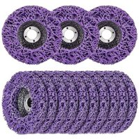 CSD Schleifscheiben-Reinigungsscheiben-Set 13 Stück (125 x 22 mm) - Zur Oberflächenbehandlung oder zum Entfernen von Farbe am Winkelschleifer von ALOVEZ