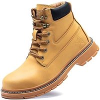 Chaussure De Securite Homme Femmes Bottes De Travail Cuir Imperméables Legere Embout En Acier Bottes De Sécurité Indestructible Protection Jaune Noir Chaussure De Securite Homme Femmes Bottes De Travail Cuir Imperméables Legere Embout En Acier Bottes De Sécurité Indestructible Protection Jaune Noir von ALOVEZ