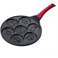 Crêpe-Pfanne – Crêpe-Formen für Kinder, antihaftbeschichtete Crêpe-Pfanne mit 7 Tierformen von ALOVEZ