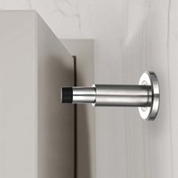 Deluxe verstellbarer Türstopper aus massivem 304 Edelstahl + robuster Türstopper aus Gummi von ALOVEZ