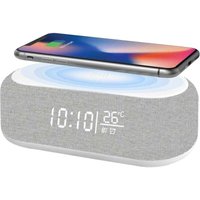Digitaler Wecker, Bluetooth Digitaler Audio-Wecker – 9 Farben Nachtlicht, Bluetooth-Lautsprecher, kabelloses Ladegerät für iPhone/Samsung, Digitaler Wecker, Bluetooth Digitaler Audio-Wecker – 9 Farben Nachtlicht, Bluetooth-Lautsprecher, kabelloses Ladegerät für iPhone/Samsung, von ALOVEZ