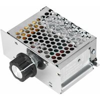 Alovez - Dimmer für 220-V-Motor, 4000-W-AC-Spannungsregler, Geschwindigkeitsregler für Elektromotor-Dimmer, einstellbarer Spannungsbereich von 10 v von ALOVEZ