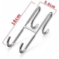 Duschhaken ohne Bohren – Duschwandhaken mit Gummi – Duschabzieher-Schutzhalter – Silber, 2er-Pack Duschhaken ohne Bohren – Duschwandhaken mit Gummi – Duschabzieher-Schutzhalter – Silber, 2er-Pack von ALOVEZ