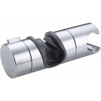 Duschhalterung 18–25 mm Durchmesser Duschkopfhalter Badezimmerzubehör Verstellbare Duschsäule Ersatz-Duschkopfhalter ABS Chrom, PB4-CH von ALOVEZ
