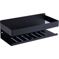 Duschregal ohne Bohren, selbstklebendes Duschregal, SUS304 Edelstahl Klebe-Duschkorb Mattschwarz 30 CM Duschregal ohne Bohren, selbstklebendes Duschregal, SUS304 Edelstahl Klebe-Duschkorb Mattschwarz 30 CM von ALOVEZ