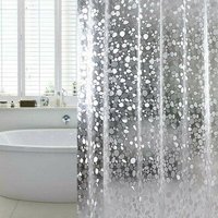 Duschvorhang, Anti-Schimmel, Badewanne wasserdicht, 100 % EVA, 180 x 200 cm inkl. 12 Duschvorhangringe Duschvorhang, Anti-Schimmel, Badewanne wasserdicht, 100 % EVA, 180 x 200 cm inkl. 12 Duschvorhangringe von ALOVEZ