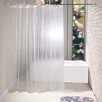 EVA-Duschvorhang, dick, transparent, wasserdicht, schimmelresistent, Badezimmervorhang – 180 x 180 cm EVA-Duschvorhang, dick, transparent, wasserdicht, schimmelresistent, Badezimmervorhang – 180 x 180 cm von ALOVEZ