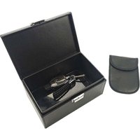 Extra große Faraday-Box für Autoschlüssel, Diebstahlschutzkäfig für die Aufbewahrungsbox für Autosicherheitsschlüssel (19127 cm) von ALOVEZ