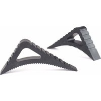 Fensterkeil für Innen und Außen - 2er Set in Schwarz - Stoppt Tür offen - Stoppy Gummi-Türstopper - Offenes Fenster blockieren - Türstopper aus Fensterkeil für Innen und Außen - 2er Set in Schwarz - Stoppt Tür offen - Stoppy Gummi-Türstopper - Offenes Fenster blockieren - Türstopper aus von ALOVEZ