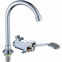 Fußpedal-Wasserhahn, Küchenspüle, Wasserhahn, Badezimmer-Wasserhahn, Waschbecken-Mischbatterie, Fußbetriebener Wasserhahn Fußpedal-Wasserhahn, Küchenspüle, Wasserhahn, Badezimmer-Wasserhahn, Waschbecken-Mischbatterie, Fußbetriebener Wasserhahn von ALOVEZ