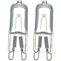 G9-Halogenlampe, 40 W, 230 V, 2-poliger Sockel, Ersatzlampen, dimmbar, (2 Stück), Energieklasse C: von ALOVEZ