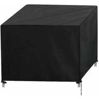Gartenmöbel-Abdeckung, 420D Rechteckige Schutzhülle, Wasser- und Wetterbeständig, Geeignet für Tische, Stühle und Gartenmöbel, Schwarz, 150 x 130 x Gartenmöbel-Abdeckung, 420D Rechteckige Schutzhülle, Wasser- und Wetterbeständig, Geeignet für Tische, Stühle und Gartenmöbel, Schwarz, 150 x 130 x von ALOVEZ