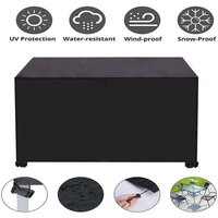 Gartenmöbel-Abdeckung, rechteckige Gartentisch-Abdeckung, Möbel-Schutzhülle, wasserdichte Anti-UV-Gartenmöbel-Plane, 420D Oxford-Gewebe, von ALOVEZ