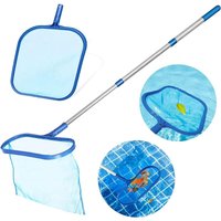 Alovez - Gartenpool Pool-Bodennetz-Set mit Aluminium-Teleskopgriff, Poolnetz, Skimmernetz für Pool von ALOVEZ