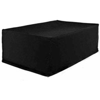 Gartentisch-Abdeckung 120 x 120 x 74 cm, wasserdichte Abdeckplane, Schutzhülle für Gartenmöbel und Winterlagerung, Gartenmöbel von ALOVEZ