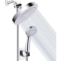 Alovez - Gefilterter Duschkopf, Hochdruck-Regenduschkopf und Handbrause mit Filter, luxuriöses modernes Chrom mit 60 Zoll auslaufsicherem Schlauch von ALOVEZ