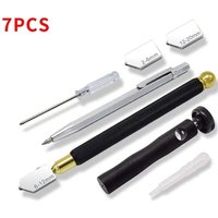 Glas- und Fliesenschneider-Set für Glasfliesen von 2 bis 22 cm Dicke, Spiegelschnitt Glas- und Fliesenschneider-Set für Glasfliesen von 2 bis 22 cm Dicke, Spiegelschnitt von ALOVEZ