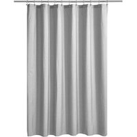 Grauer Duschvorhang, hochwertiges PEVA, leichter Duschvorhang, Grau (240 cm x 200 cm) von ALOVEZ