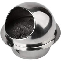 Rundes Lüftungsgitter, Lüftungsgitterhaube, Luftventilatorkanal, Lüftungsgitter aus Edelstahl mit Insektennetz, 100 mm (1 Stück) Rundes Lüftungsgitter, Lüftungsgitterhaube, Luftventilatorkanal, Lüftungsgitter aus Edelstahl mit Insektennetz, 100 mm (1 Stück) von ALOVEZ
