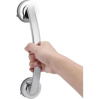 Haltegriff für die Badewanne, Badezimmer-Haltegriff, Haltegriff für die Dusche, Sicherheitsgriff, Badewanne, Glastür, rutschfester Handlauf (Silber) von ALOVEZ
