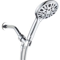 Handbrause, 9-stufige Hochdruck-Handbrause mit Spa-Massage und Pausenmodus, einfach zu installieren, Chrom-Finish Handbrause, 9-stufige Hochdruck-Handbrause mit Spa-Massage und Pausenmodus, einfach zu installieren, Chrom-Finish von ALOVEZ