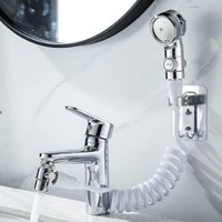 Alovez - Handbrause für das Waschbecken im Badezimmer, universeller Duschkopf, Teleskoprohr, perfekt zum Haarewaschen oder Reinigen von Waschbecken von ALOVEZ