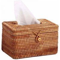 Handgemachte Rattan Tissue Box Serviette Lagerung Container Desktop Wc Papier Spender für Home Office Handgemachte Rattan Tissue Box Serviette Lagerung Container Desktop Wc Papier Spender für Home Office von ALOVEZ